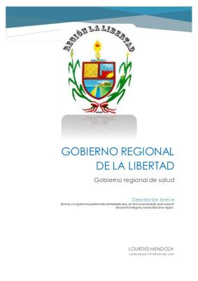 GOBIERNO REGIONAL DE LA LIBERTAD Sede Central