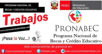 PROGRAMA NACIONAL DE BECAS Y CREDITO EDUCATIVO