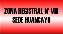 ZONA REGISTRAL N VIII SEDE HUANCAYO